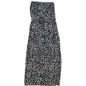 Lascana for Venus strapless maxi dress with tie front at waist
